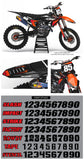 MX20 Orange Graphic Kit for KTM