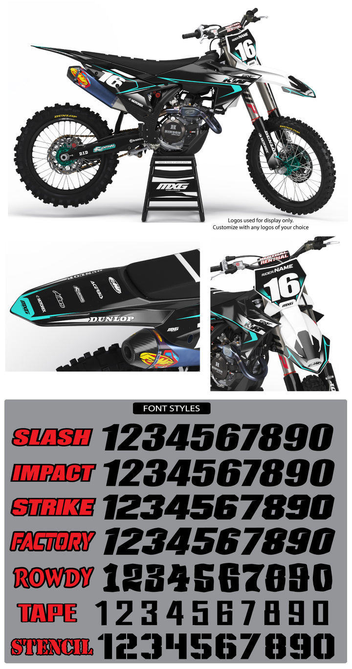 MX21 Graphic Kit White