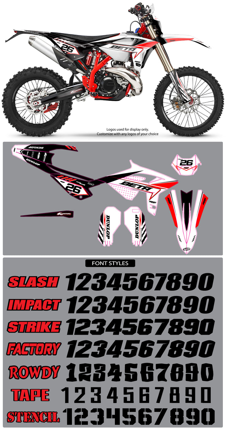 Beta Pro Graphic Kit White