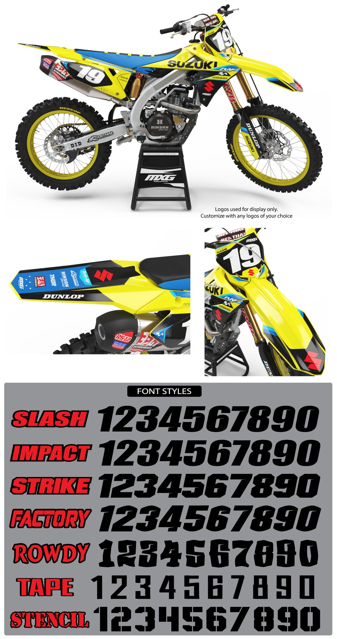 Suzuki Factory Graphic Kit