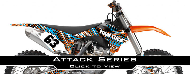 KTM Attack Graphic Kit