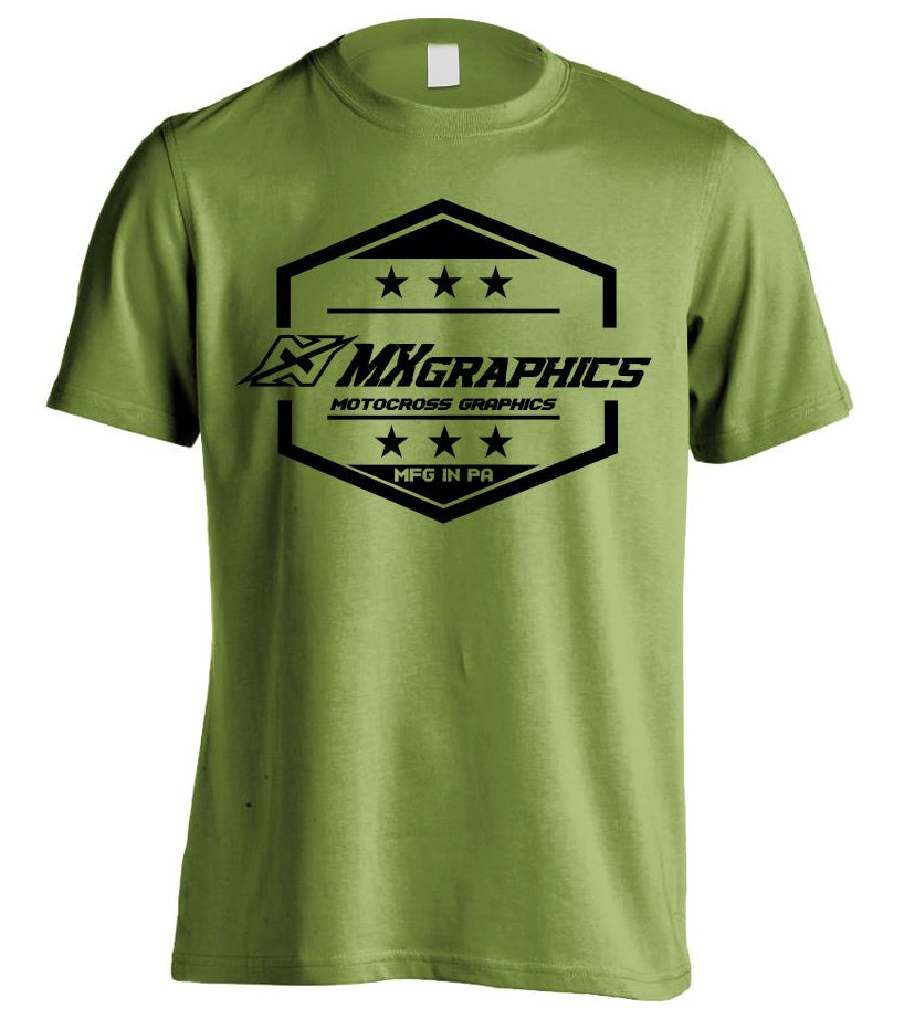 Badge T  Shirt Military Green