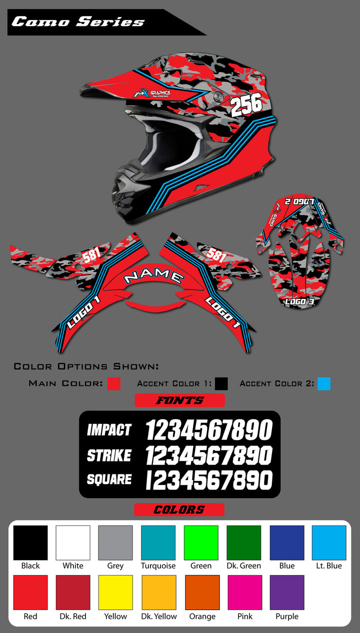 Camo Series Helmet Wrap