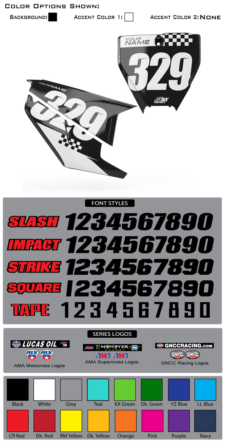 Husqvarna Checkered Series Backgrounds
