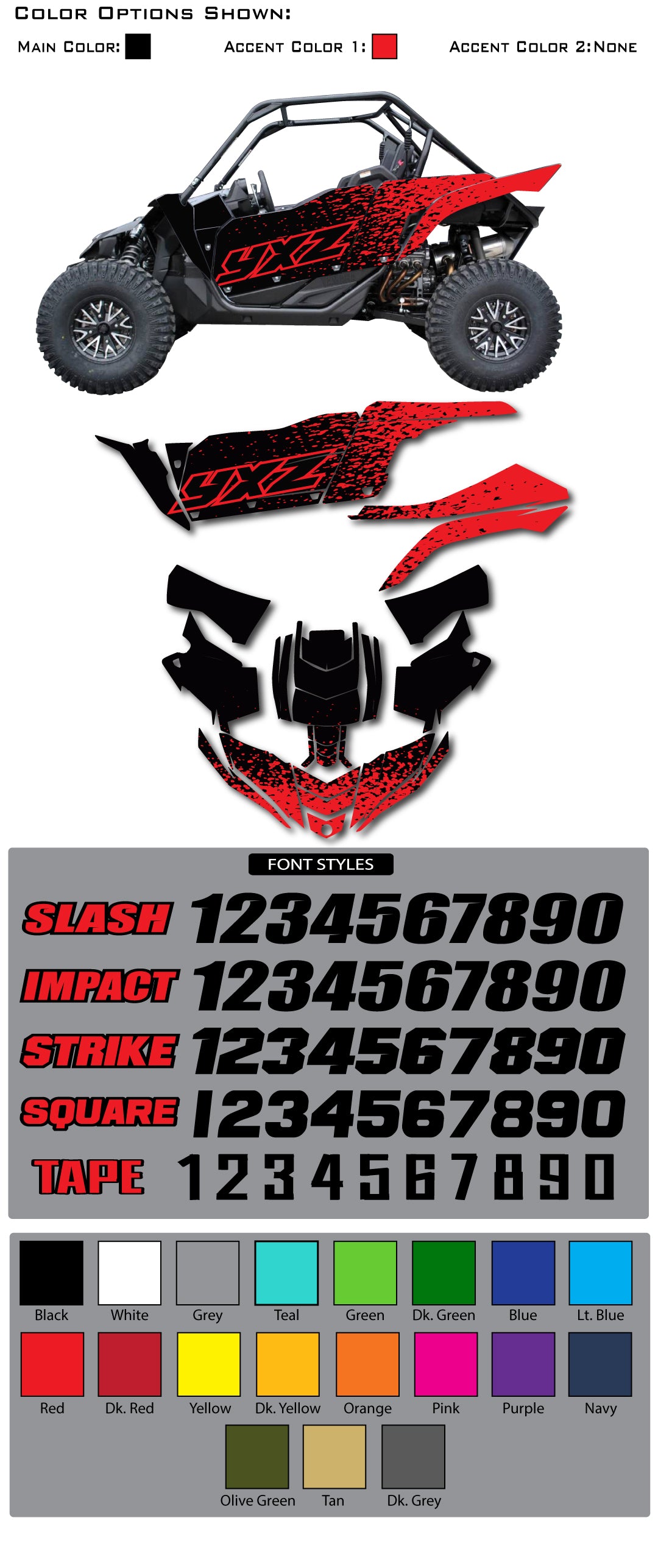 Yamaha YXZ 1000r Dissolve Wrap