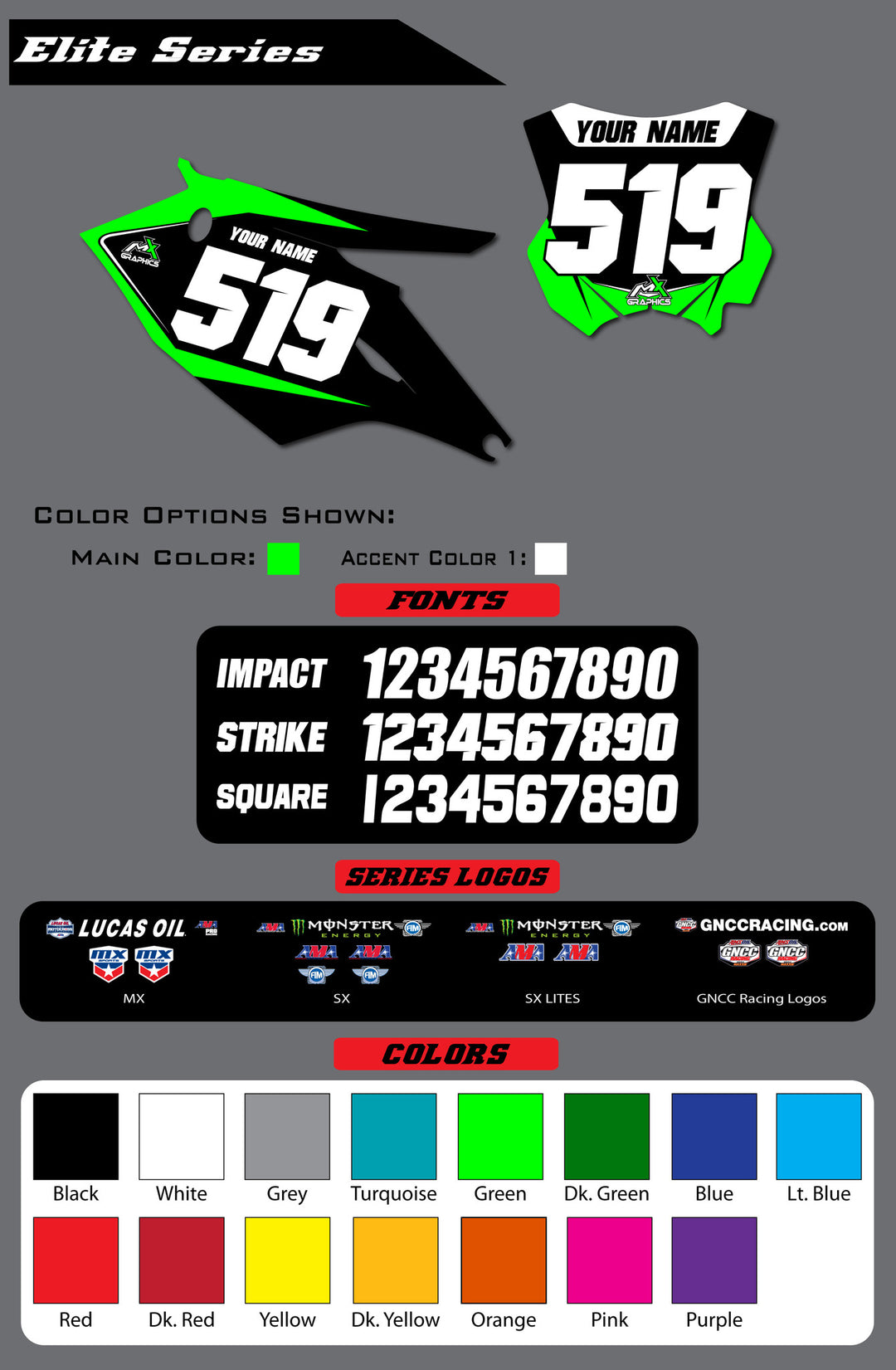 Kawasaki Elite Series Backgrounds