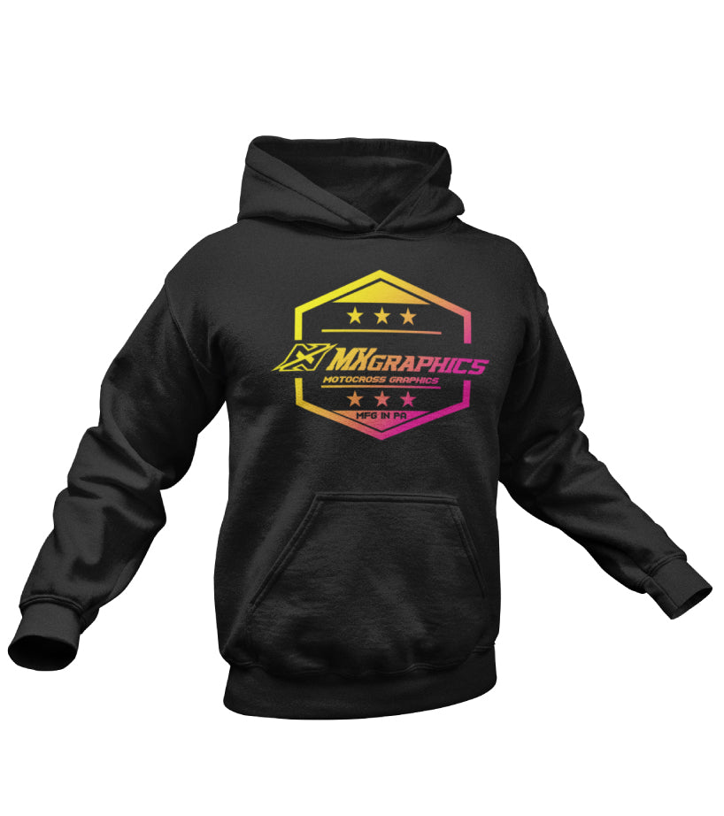 Fade badge hoodie