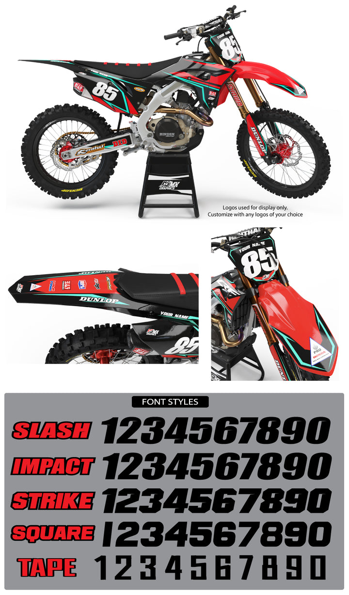 MX19 Graphic Kit for Honda's