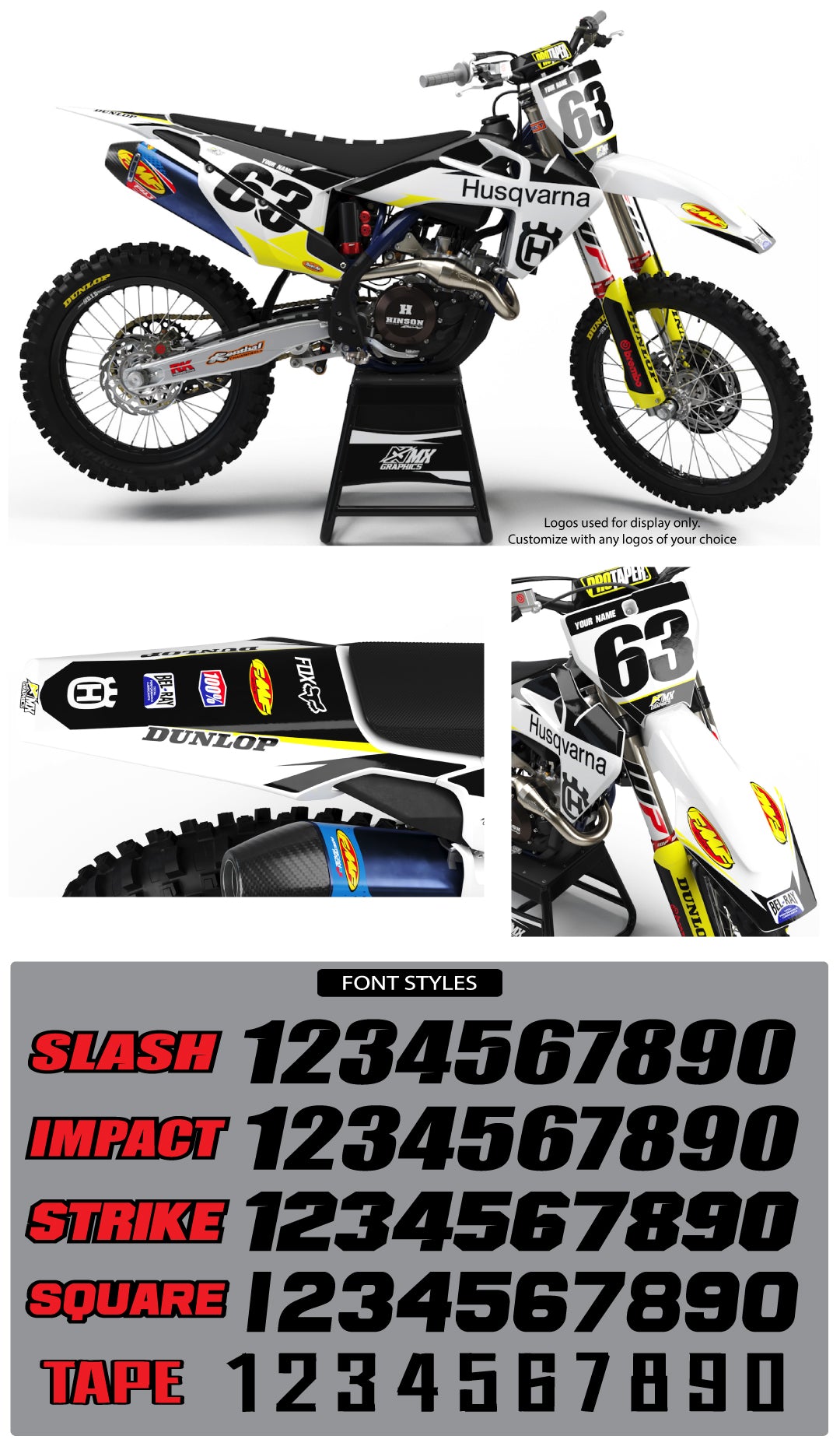 Husqvarna Factory Graphic Kit
