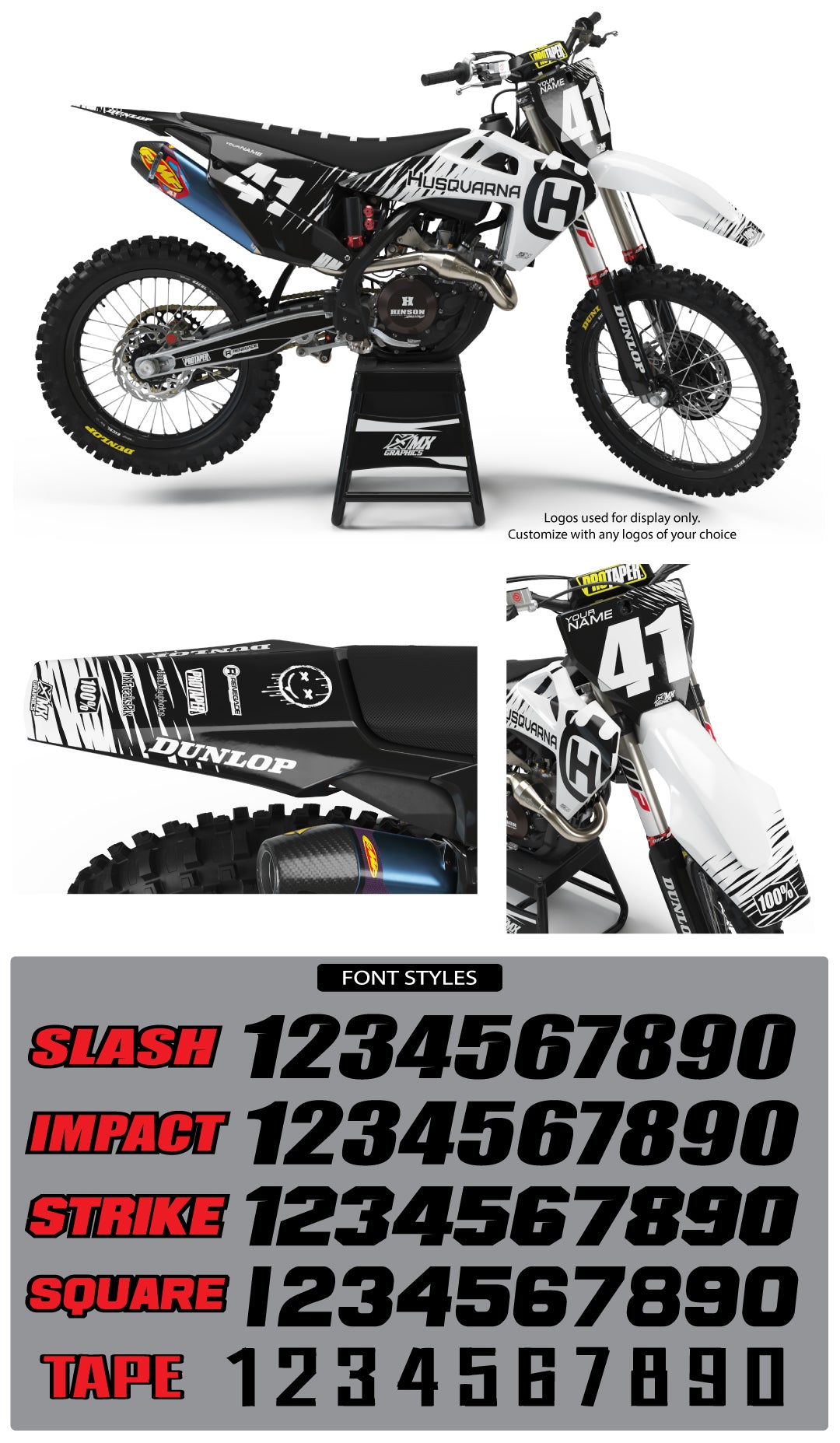 Husqvarna MX1 Graphic Kit
