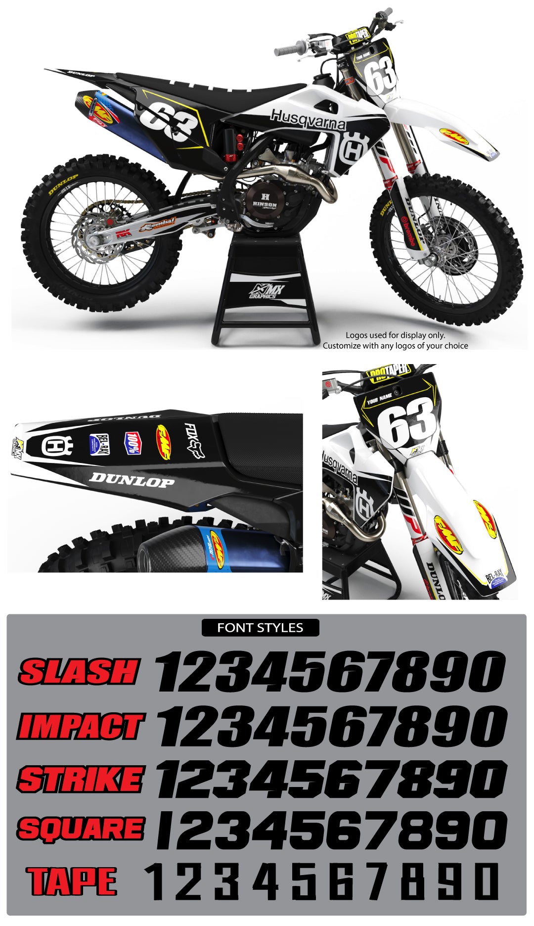 Husqvarna MX 13 Graphic Kit