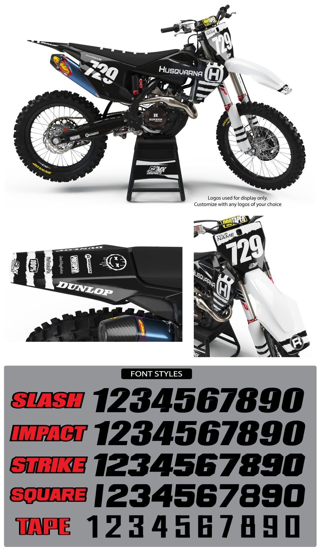 Husqvarna MX2 Graphic Kit