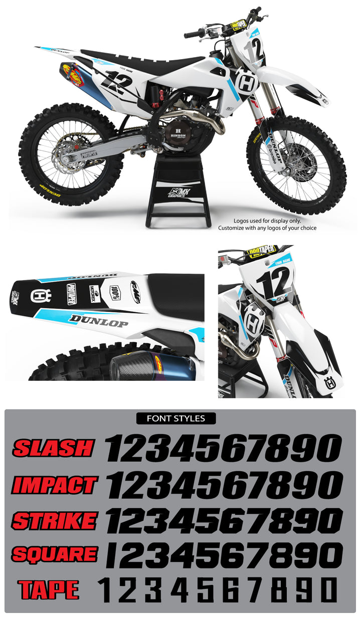 Husqvarna MX 24 Graphic Kit White
