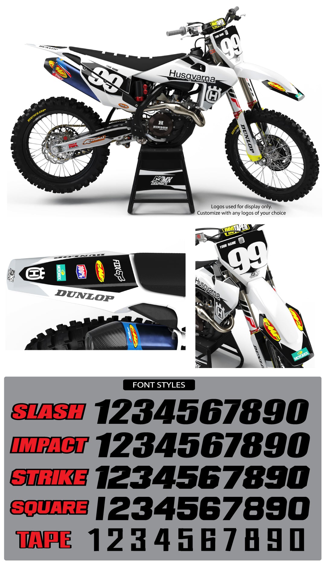 Husqvarna MX 8 Graphic Kit