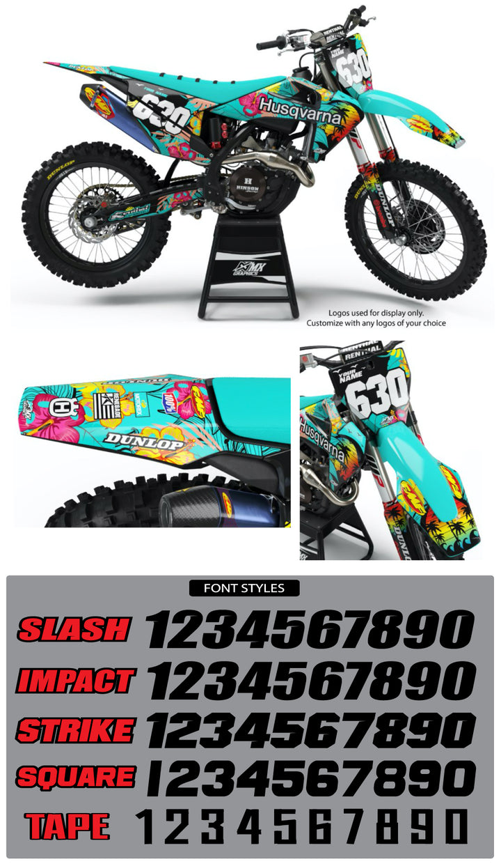 Husqvarna Tropical Graphic Kit