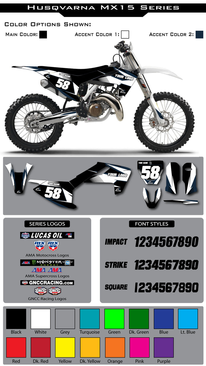 Husqvarna MX 15 Graphic Kit
