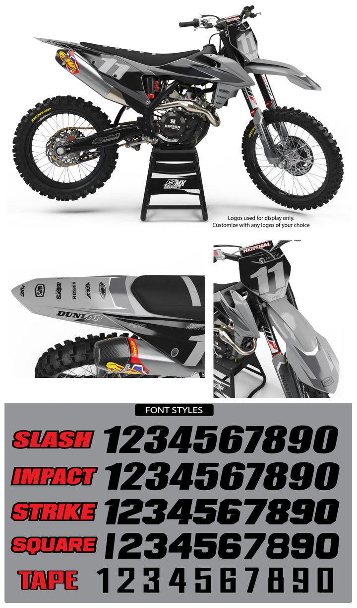 Factory 2.0 Grey Graphic Kit