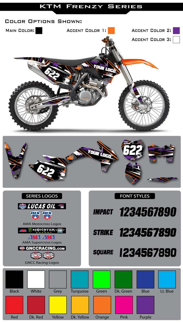 KTM Frenzy Graphic Kit