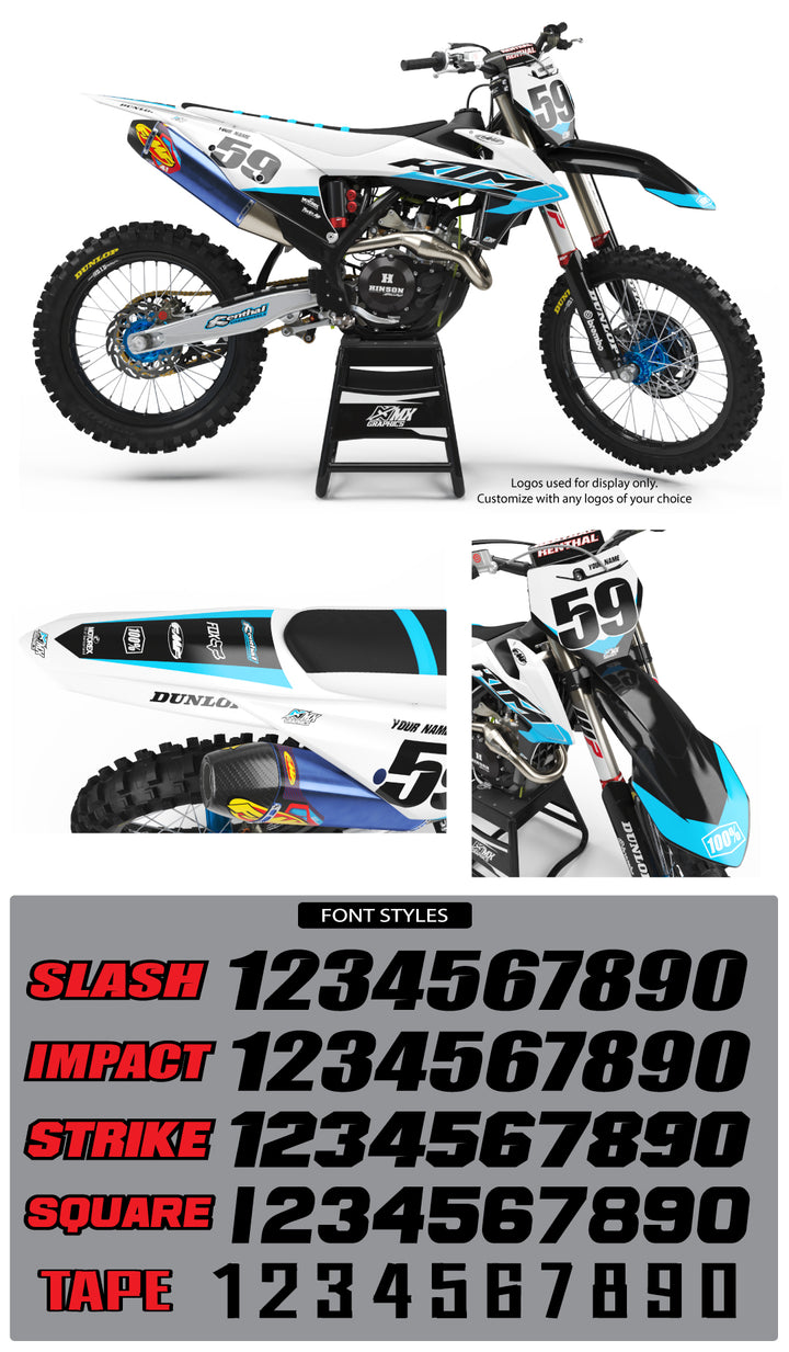 MX23 Graphic Kit White