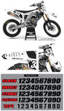 Kawasaki MX17 Graphic Kit White