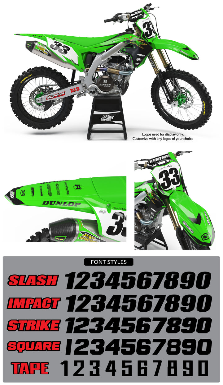 Kawasaki MX17 Graphic Kit