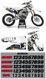 Kawasaki MX27 Graphic Kit - White