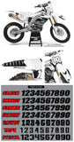 Kawasaki MX8 Graphic Kit White