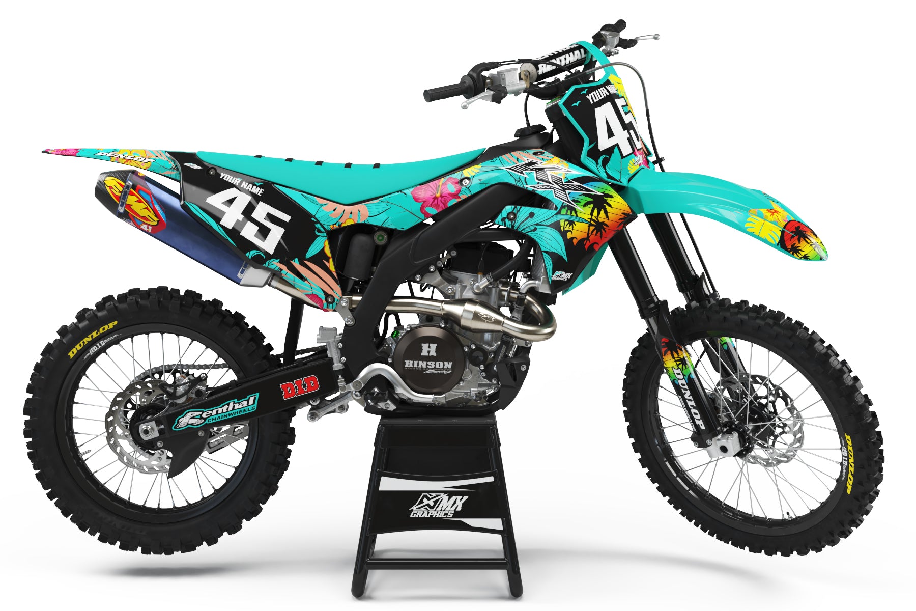 Custom Dirt Bike Graphics Kits Factory Backing Custom Motocross Bike