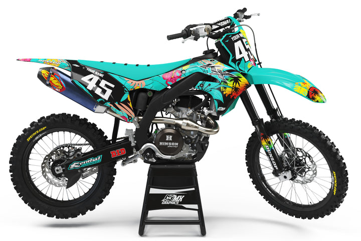 Kawasaki Tropical Graphic Kit