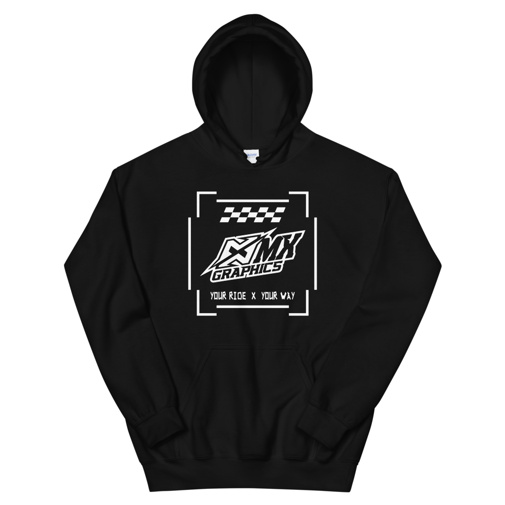 Squared Hoodie Black