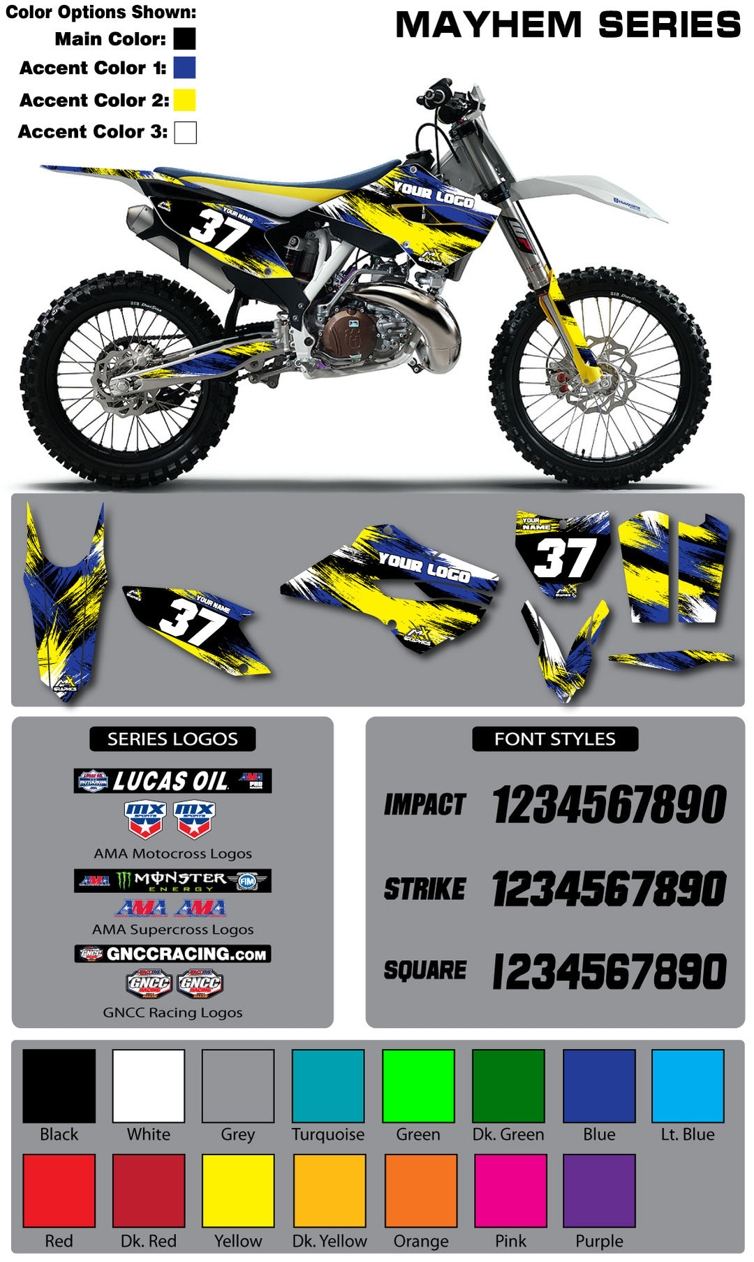Husqvarna Mayhem Graphic Kit