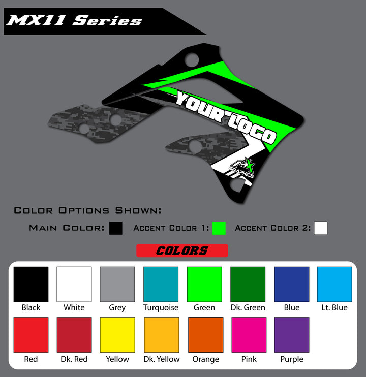 Kawasaki MX11 Shroud Graphics
