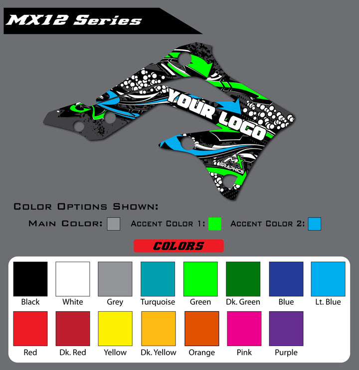 Kawasaki MX12 Shroud Graphics