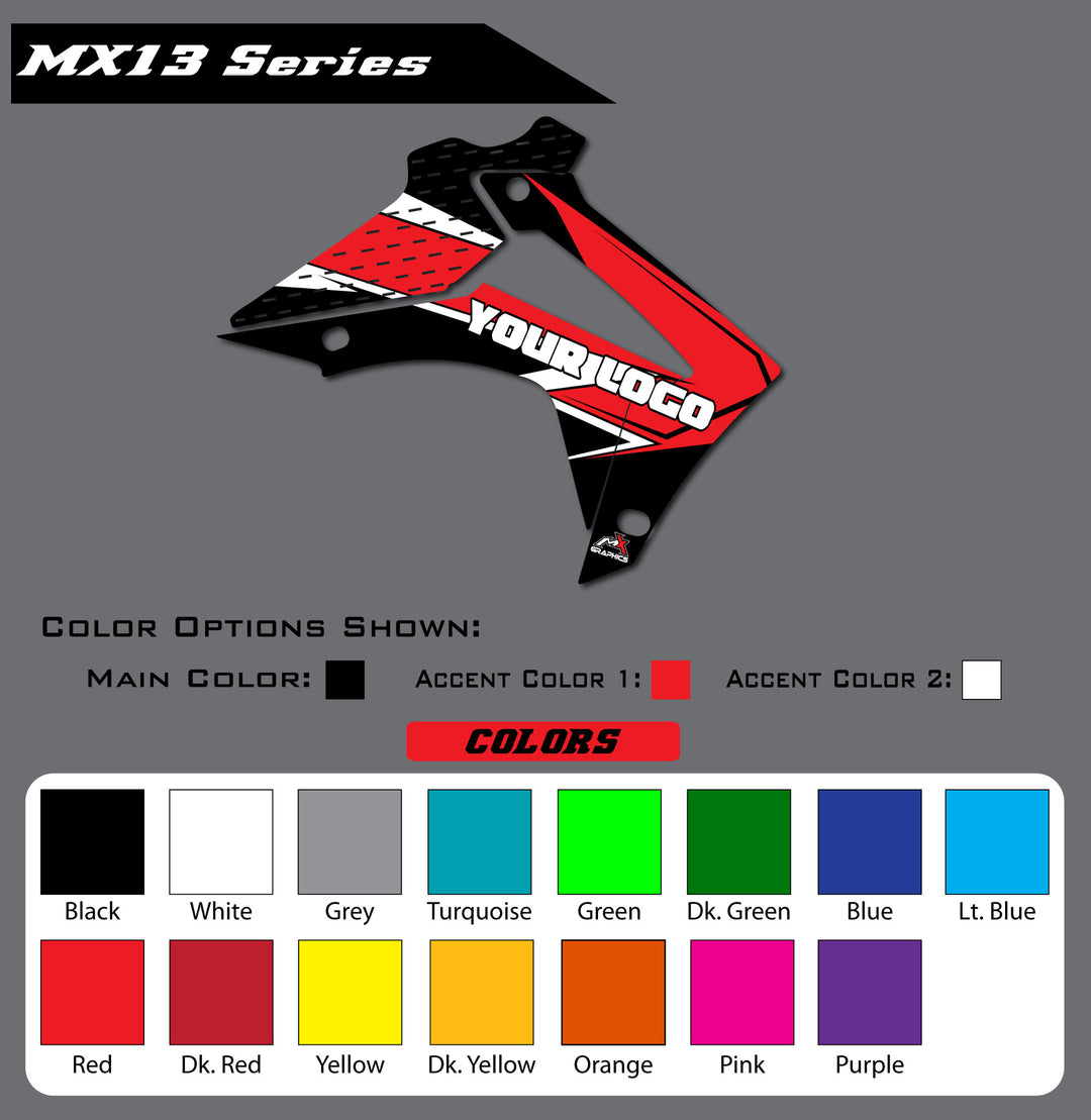 Honda MX13 Shroud Graphics