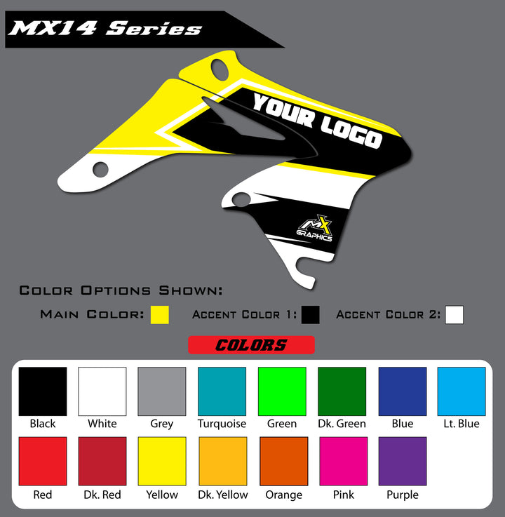 Suzuki MX14 Shroud Graphics