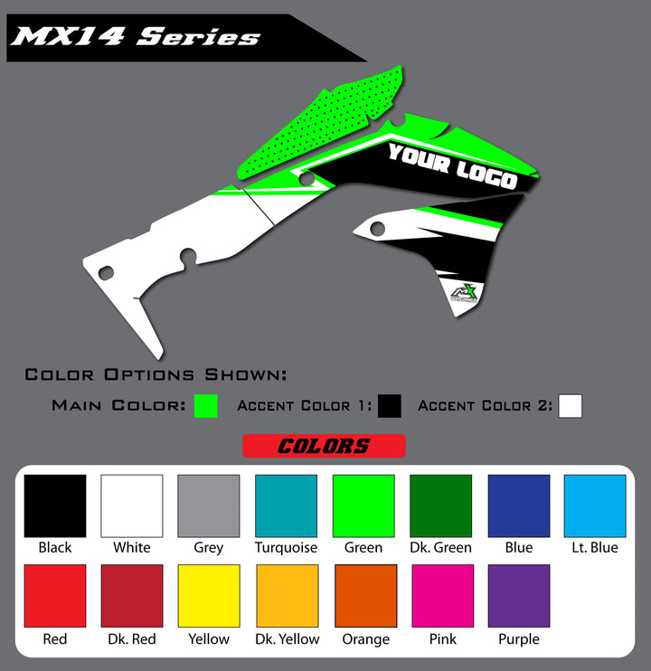 Kawasaki MX14 Shroud Graphics