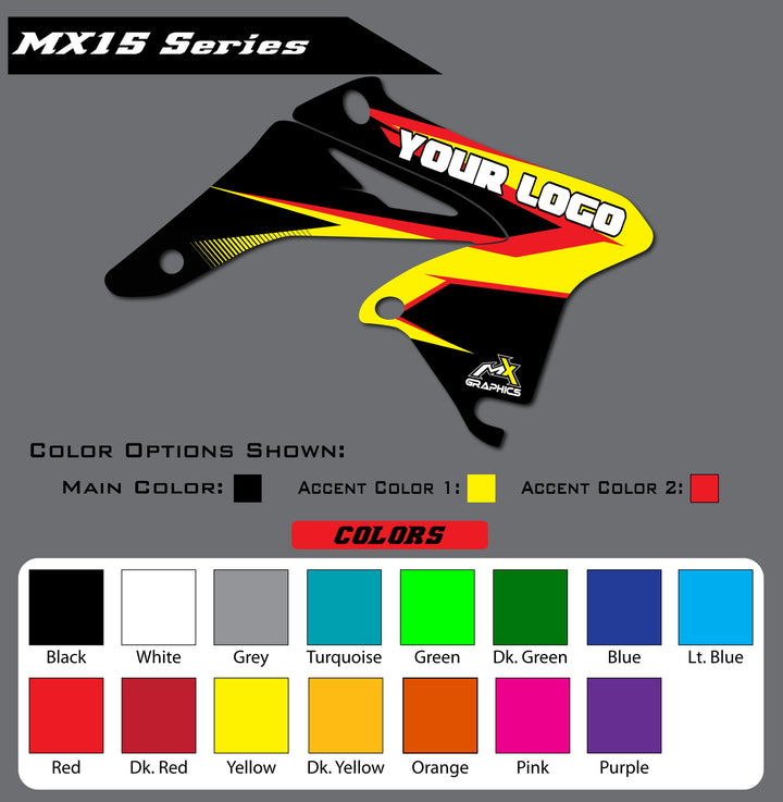 Suzuki MX15 Shroud Graphics