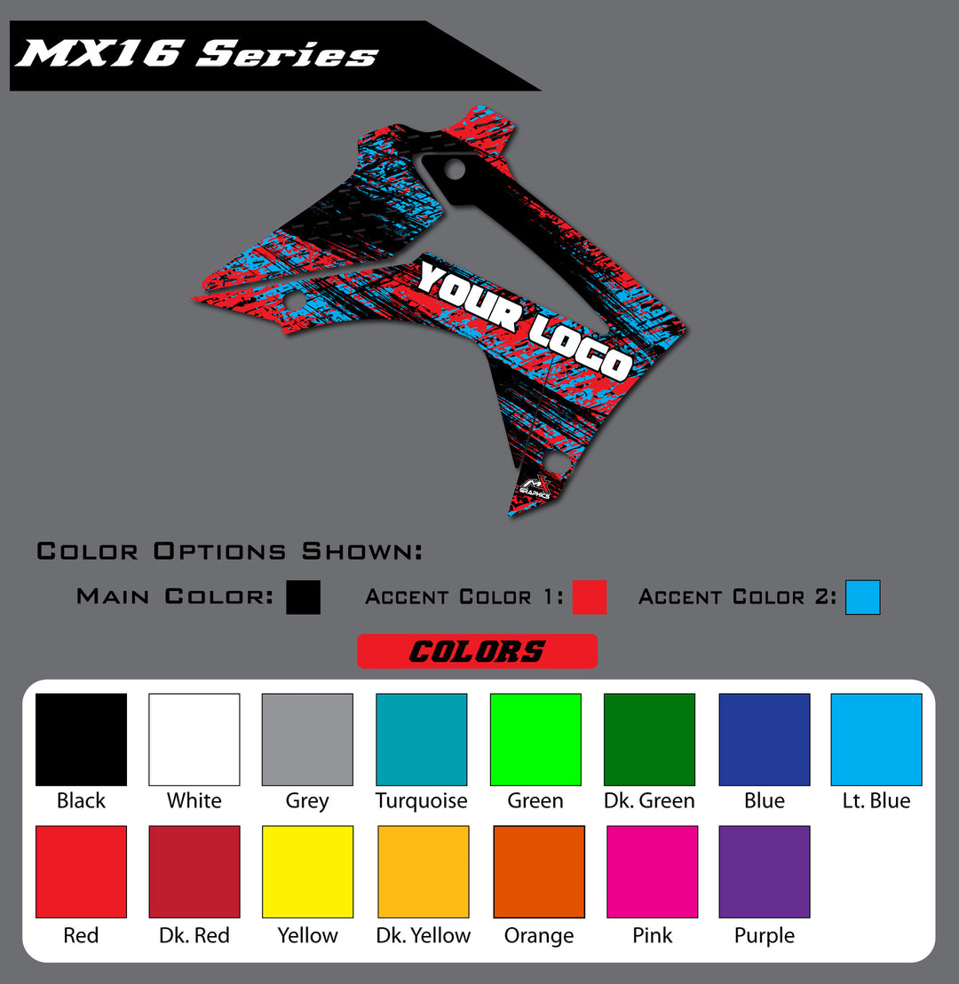 Honda MX16 Shroud Graphics