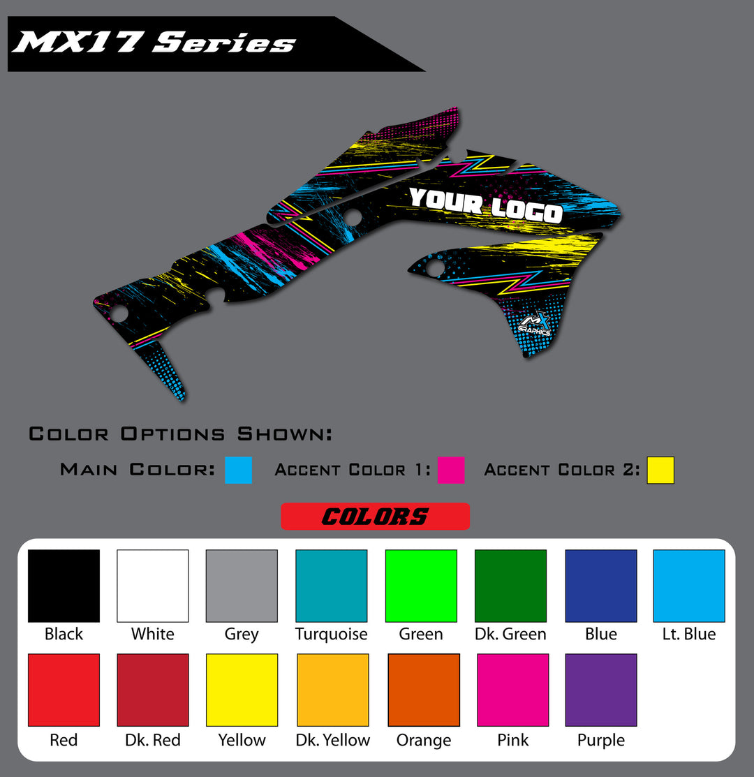 Kawasaki MX17 Shroud Graphics