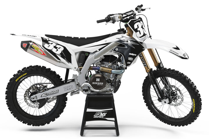 Kawasaki MX17 Graphic Kit White