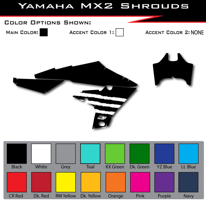 Yamaha MX2 Shroud Graphics