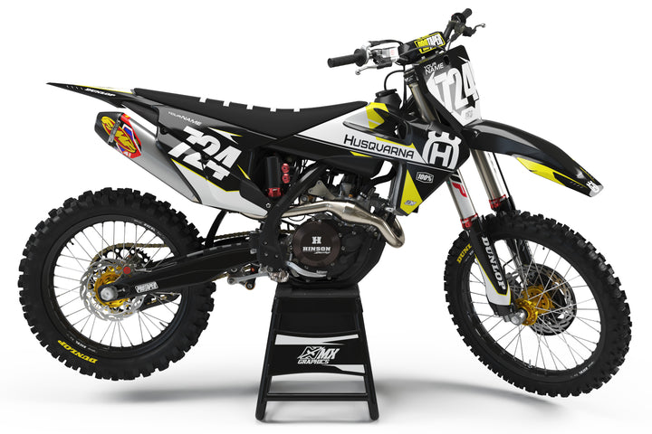 Husqvarna MX 21 Graphic Kit Yellow