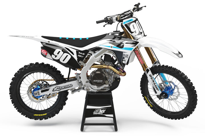 MX27 White Graphic Kit for Honda's