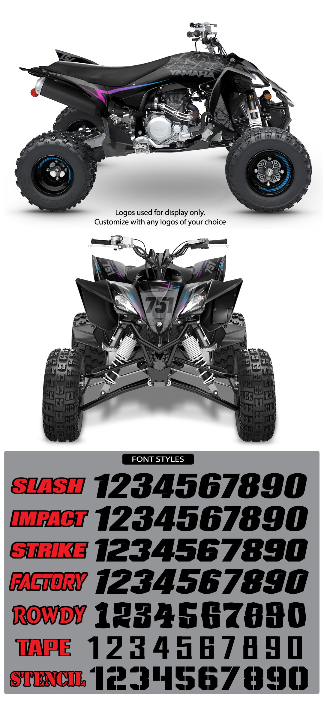 Yamaha ATV MX30 Graphic Kit