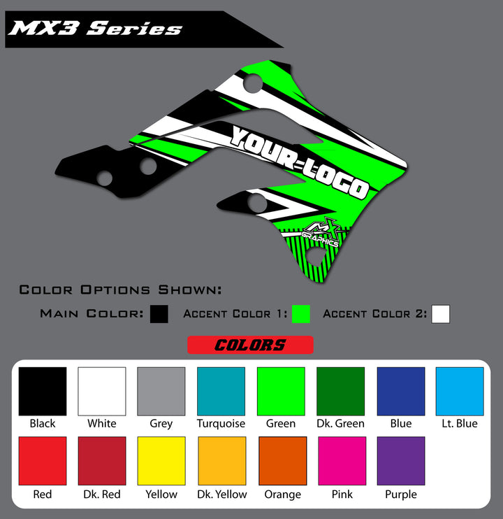 Kawasaki MX3 Shroud Graphics