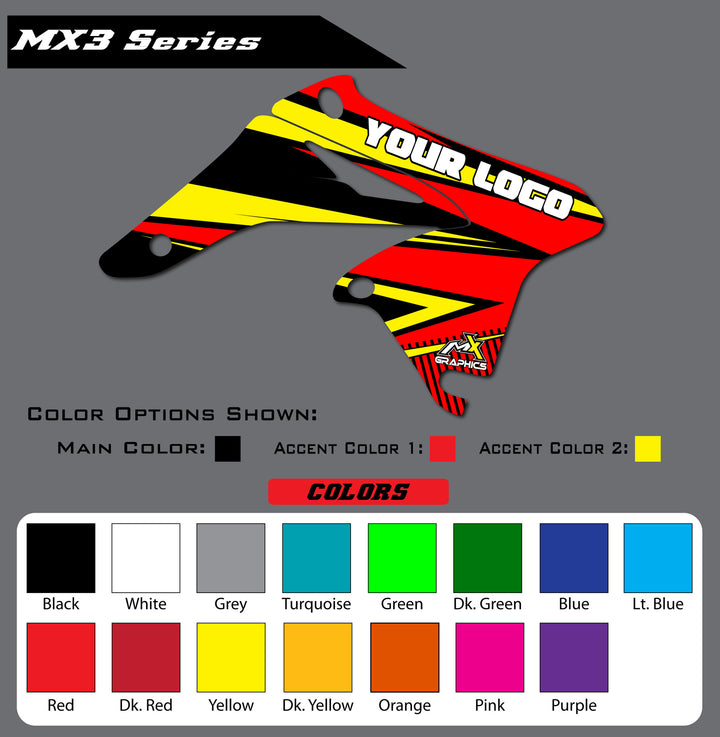 Suzuki MX3 Shroud Graphics