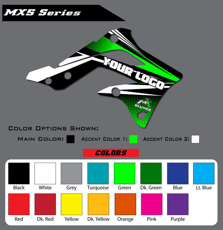 Kawasaki MX5 Shroud Graphics