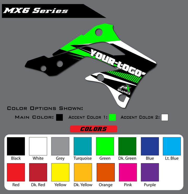 Kawasaki MX6 Shroud Graphics
