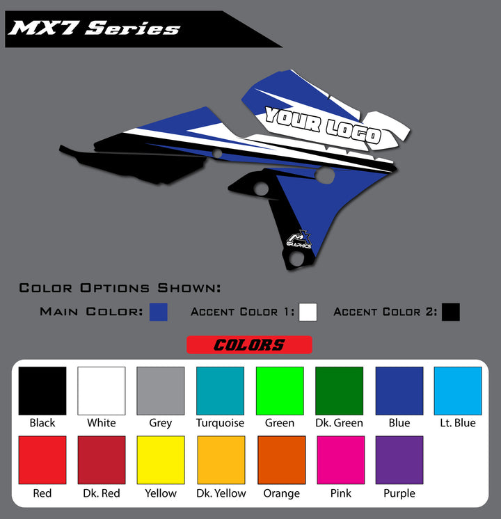 Yamaha MX7 Shroud Graphics