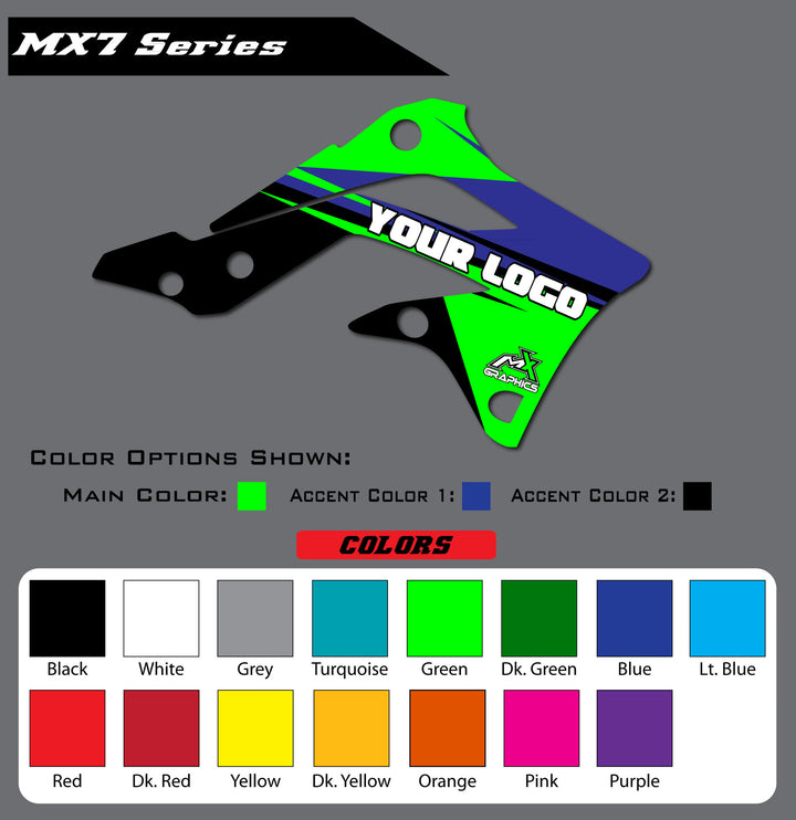Kawasaki MX7 Shroud Graphics